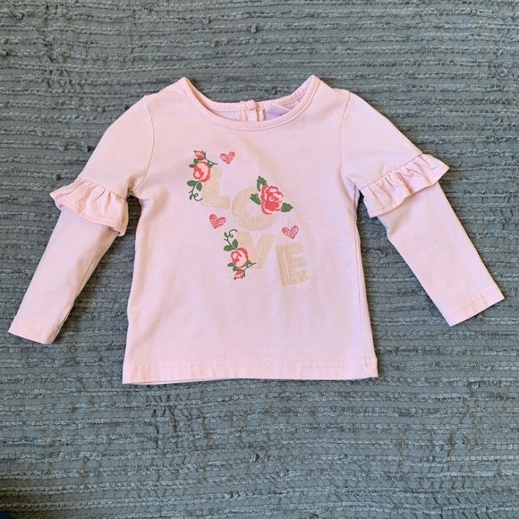 LITTLE LASS puffer vest w/ long sleeve t-short 18M - Picture 7 of 8